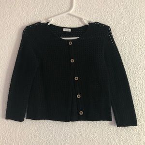 Oliver + Rain Open Weave Cardigan